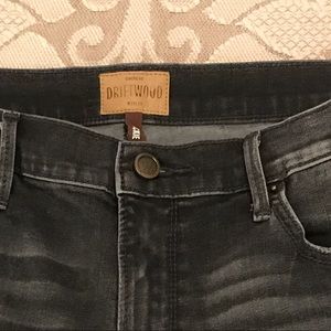 Free People Driftwood Black Skinny Jeans